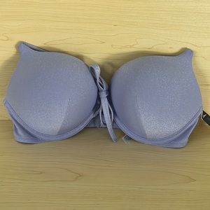 Victoria’s Secret Swim 36C Molded Push-Up Bikini Top Lavender Sparkle
